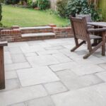 Natural stone patio West Sussex