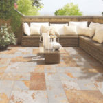 Patio and landscaping
